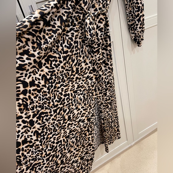 Eloquii Leopard Print Plus Size Maxi Dress - Picture 9 of 10